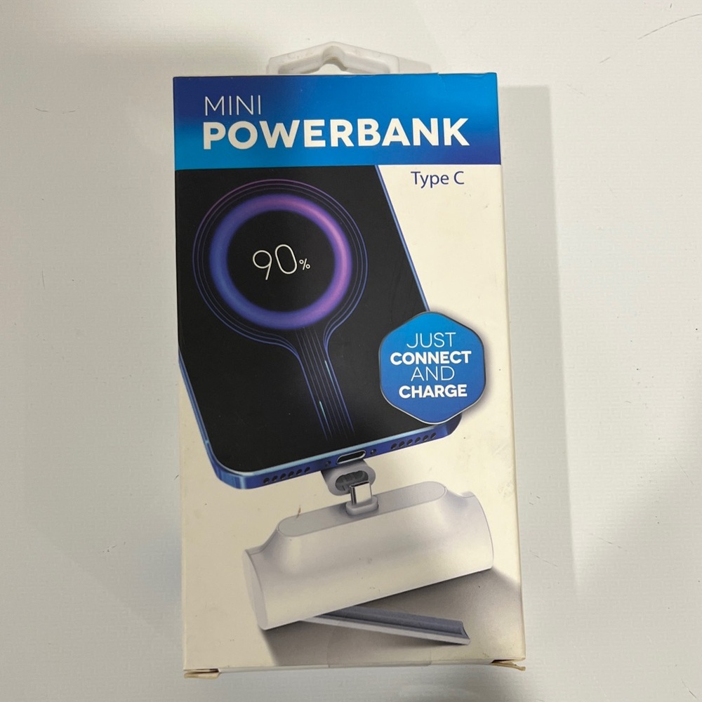 Mini Powerbank Type C Charger